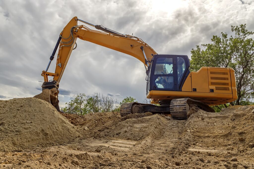 Big excavator